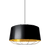 ANDREA PENDANT 1xE27 BLACK/GOLD