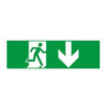 ARROW DOWN STICKER FOR EXIT/EMERGENCY LIGHTING