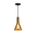 ART-1B ΚΡΕΜΑΣΤΟ ΦΩΤΙΣΤΙΚΟ 1XE27 ΧΑΛΚΟΣ D170mm