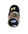 BA15D Led Σκαφων 12-24volt 11.5w-30smd 3030-800Lm με φακό ενίσχυσης-Ψυχρο Λευκο-1τεμ.