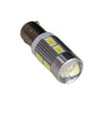 Ba9s Led Αυτοκινήτου 10Smd 5630 με φακο-12dc-Ψυχρο λευκο 1τεμ.