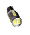 Ba9s Led Αυτοκινήτου 10Smd 5630 με φακο-12dc-Ψυχρο λευκο 1τεμ.