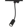 BLACK LED TRACK LIGHT 10W 4000K 4WIRES 38° 900LM 230V Ra80