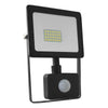 BLACK SENSOR LED SMD FLOOD LUMINAIRE IP66 20W 3000K 1600Lm 230V RA80