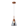 BRADLEY PENDANT 1xE27 WOOD/GREY