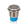 BUTTON WITH LED IND-LATCH. 2211DZR NO+NC IP65 RED