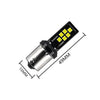 Canbus 1156-P21W- Λαμπες led Αυτοκινητου 12smd 3030-1200lm-12-24vDc Ψυχρο λευκο