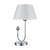 CARMEN TABLE LAMP 1xE27 WHITE/CHROME