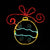 CHRISTMAS FLOWER 180 LED ΣΧΕΔΙΟ 5m ΜΟΝΟΚΑΝΑΛ ΦΩΤΟΣΩΛ RED-YELLOW-GREEN IP44 60x60cm 1.5m ΚΑΛΩΔ