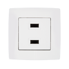 CITY ΔΙΠΛΗ ΠΡΙΖΑ USB ΛΕΥΚΟ ΜΕΤΑΛΛΙΖΕ