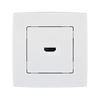 CITY PRIZA HDMI ΛΕΥΚΟ ΜΕΤΑΛΛΙΖΕ