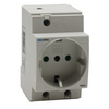 DIN RAIL SOCKET GER. STD -2P+E 16A - 2,5M