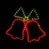 DOUBLE BELLS 108 ΛΑΜΠΑΚ ΣΧΕΔΙΟ 3m ΜΟΝΟΚΑΝΑΛ ΦΩΤΟΣΩΛ GREEN-RED ΜΗΧΑΝΙΣΜΟ FLASH IP44 55x55cm 1.5m ΚΑ