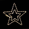 DOUBLE STARS 72 LED ΣΧΕΔΙΟ 3m ΜΟΝΟΚΑΝΑΛ ΦΩΤΟΣΩΛ ΘΕΡΜΟ ΛΕΥΚΟ ΜΗΧΑΝΙΣΜΟ FLASH IP44 55cm 1.5m ΚΑΛΩΔ