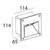 DOWN 2X1W P.LED IP65