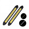 DRL Φωτα Ημερας Led Αυτοκινητων 10w*2PCS- DC12V Αδιαβροχο IP65-Λευκο+Κιτρινο Σετ 2τεμ.