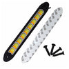 DRL Φωτα Ημερας Led Αυτοκινητων 10w*2PCS- DC12V Αδιαβροχο IP65-Λευκο+Κιτρινο Σετ 2τεμ.