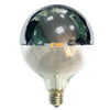 E27 G125 SILVER DIM 6W 2700K 230V AC 680LM LED COG