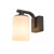 ^E27 WALL LUMINAIRE 230V AC DARK GREY IP54 MAX.60W