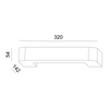 ^ΕΠΙΤΟΙΧΟ Φ/Σ 1xR7S 118mm FOGA ΤΣΙΜΕΝΤΟ 32x14,2x5,4CM
