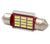 Festoon 36mm C5W CANBUS NO Error -250lm- Led Αυτοκινητων-12 SMD 4014 LED Λευκο-DC12V