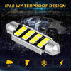 Festoon Canbus 31mm C5W Λάμπα LED 12volt - 200lm Αυτοκινητων- Πλαίσιο φώτων πινακίδων για Mercedes Benz Λευκό