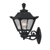 GOLIA WALL LATERN UPWARD 1XE27 IP55 BLACK