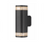 ^GU10 WALL LUMINAIRE 230V AC DARK GREY IP54 MAX.2X35W