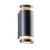 ^GU10 WALL LUMINAIRE 230V AC DARK GREY IP54 MAX.2X35W