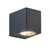^GU10 WALL LUMINAIRE 230V AC DARK GREY IP54 MAX.35W