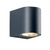 ^GU10 WALL LUMINAIRE 230V AC DARK GREY IP54 MAX.35W