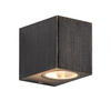 ^GU10 WALL LUMINAIRE 230V AC GOLDEN BLACK IP54 MAX.35W