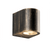 ^GU10 WALL LUMINAIRE 230V AC GOLDEN BLACK IP54 MAX.35W