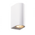 ^GU10 WALL LUMINAIRE 230V AC MATT WHITE IP54 MAX.2X35W