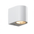 ^GU10 WALL LUMINAIRE 230V AC MATT WHITE IP54 MAX.35W