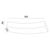 ^ΓΥΨΙΝΟ ΕΠΙΤΟΙΧΟ Φ/Σ 1XRX7S 118mm SHELF 36,5x17x6,8CM