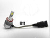 H11 Λαμπες LED αυτοκινήτου-72w -Bridgelux COB-DC9-32V- με Ανεμιστήρα 8000Lm Σετ 2τεμ 6000K