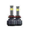 H7 Mini Canbus Led αυτοκινήτου 12-24volt με 6 Πλευρές COB Chip 16000LM φώτα ομίχλης SET 2Τεμ. Ψυχρο Λευκο - ecoinn.gr