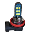 H8 Λαμπτήρες LED 3030 12SMD 2300LM Super Bright H8 LED Αυτοκινήτου-Φώτα ομίχλης-Ψυχρο Λευκο 1 τεμ.