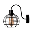 HOLLY WALL LAMP 1xE27 BLACK