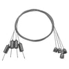Kit Ανάρτησης Κρεμαστής Τοποθέτησης για LED Πάνελ 60x60 και 120x30  01815