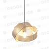 ^ΚΡΕΜΑΣΤΟ Φ/Σ 1ΧΕ27 ΧΡΥΣΟ ΜΕΤΑΛΛΟ D30XH120CM