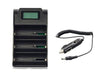 LCD Universal έξυπνος Φορτιστής Trustfire TR-008 - Για 3 Μπαταρίες 3.7v και 1.2v