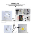 LED Αναπτυξης Φυτων-Dimmable-DIY-50W-6000lm-Πλήρες φάσμα 380-780nm- Smart IC LED Bridgelux DOB Chip AC 220V