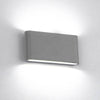 LED ΑΠΛΙΚΑ ΣΤΡΟΓΓΥΛΕΜΕΝΗ 2X6W 4000K IP65 ΓΚΡΙ