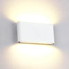 LED ΑΠΛΙΚΑ ΣΤΡΟΓΓΥΛΕΜΕΝΗ 2X6W 4000K IP65 ΛΕΥΚΗ