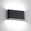 LED ΑΠΛΙΚΑ ΣΤΡΟΓΓΥΛΕΜΕΝΗ 2X6W 4000K IP65 ΜΑΥΡΗ