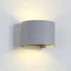 LED ΑΠΛΙΚΑ ΣΤΡΟΓΓΥΛΗ 2X5W 4000K IP54 ΓΚΡΙ