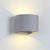 LED ΑΠΛΙΚΑ ΣΤΡΟΓΓΥΛΗ 2X5W 4000K IP54 ΓΚΡΙ
