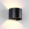 LED ΑΠΛΙΚΑ ΣΤΡΟΓΓΥΛΗ 2X5W 4000K IP54 ΜΑΥΡΗ